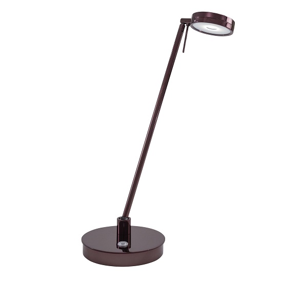 Chocolate Chrome Table Lamp