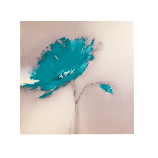 Aqua Platinum Petals