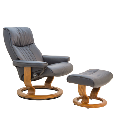 Crown Medium Chair and Ottoman