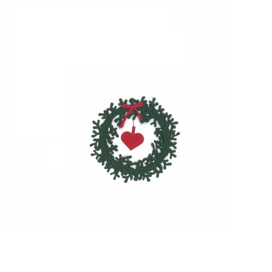 Garland Heart Ornament.