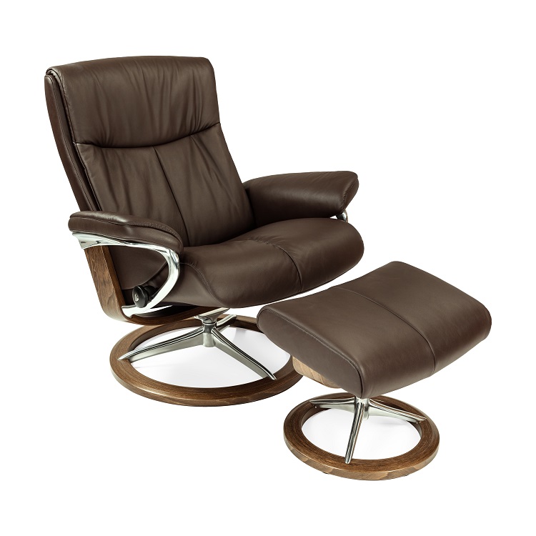 Peace Large Chair and Ottoman