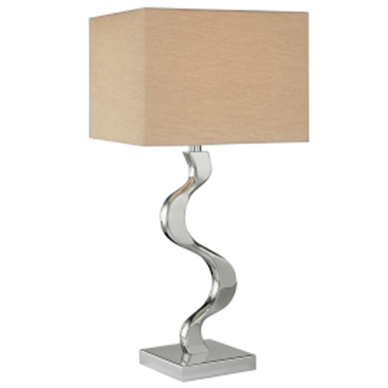 CHROME TABLE LAMP