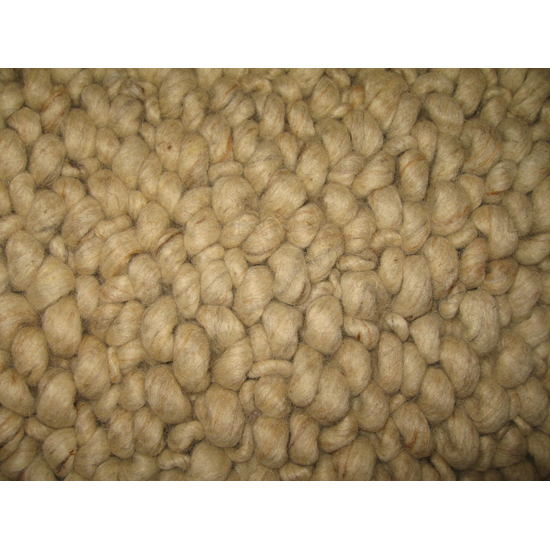 Curly rug beige