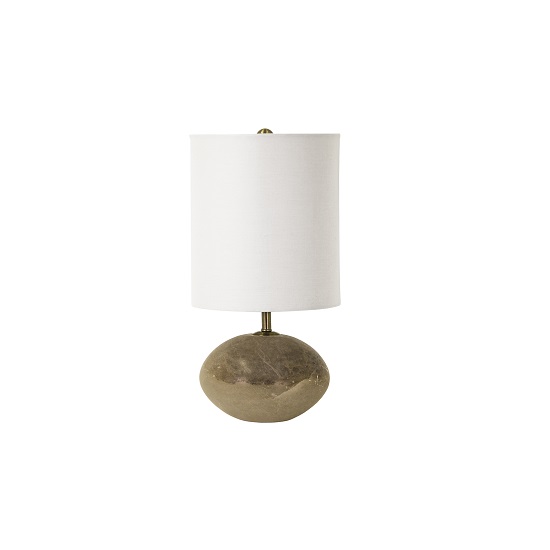 Alabaster Orb Lamp