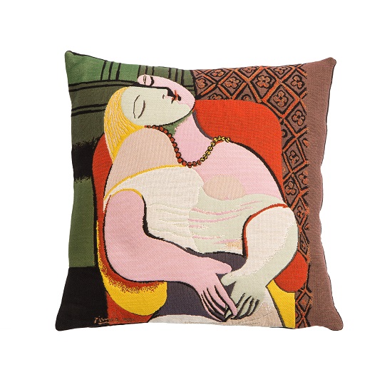 picasso cat pillow