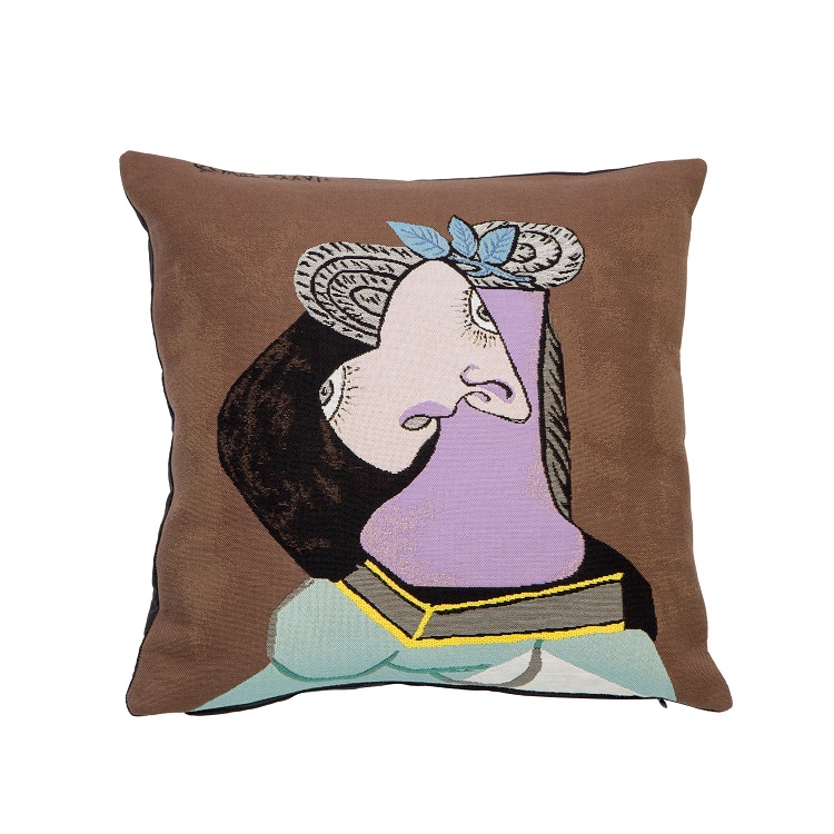 picasso cat pillow