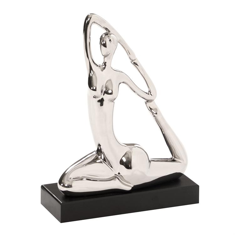 Mermaid Posed Yoga Figure
