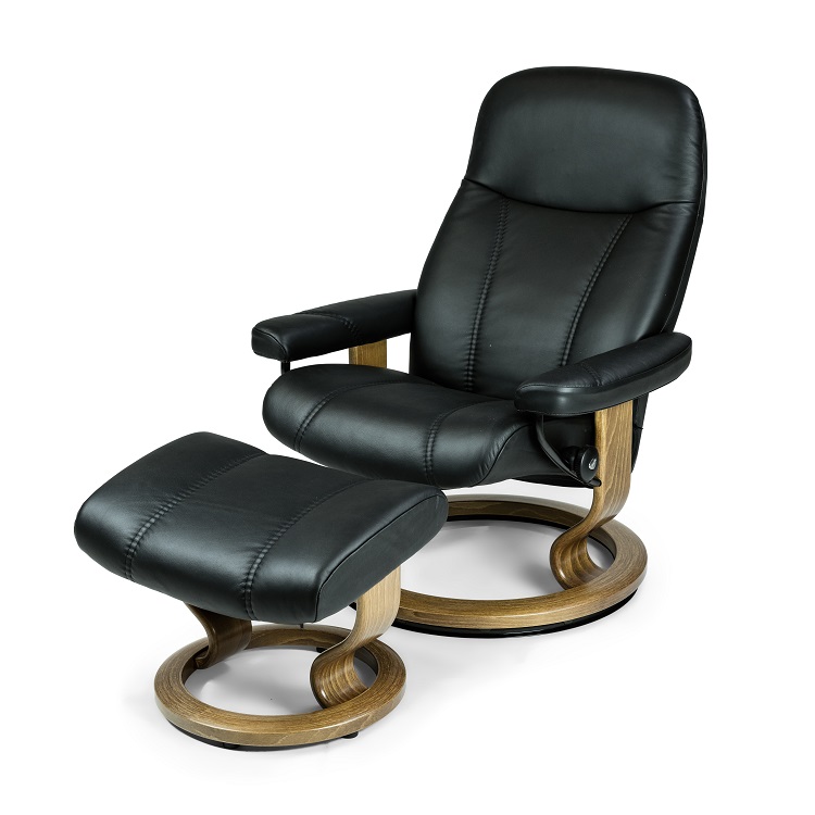 Consul Large Chair and Ottoman