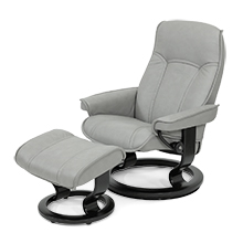 Senator Medium Chair and Ottoman