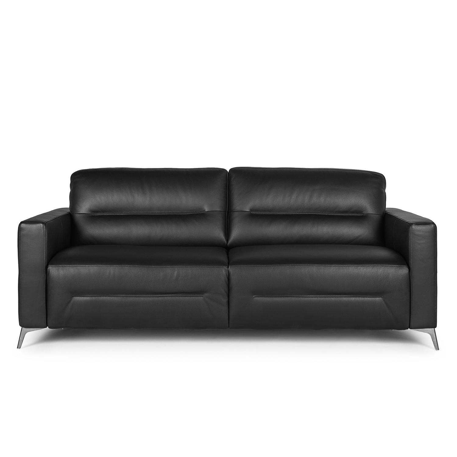 Black leather outlet sleeper sofa