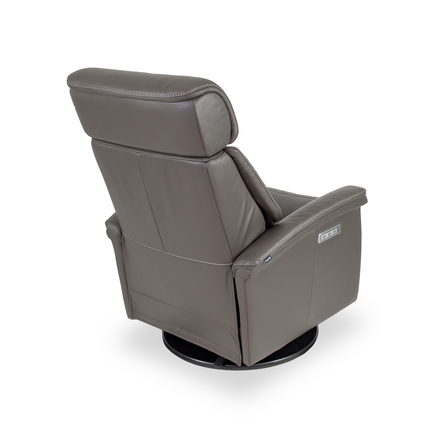 Marino Traditional Top Grain Leather Power Reclining Chair with Power  Headrest